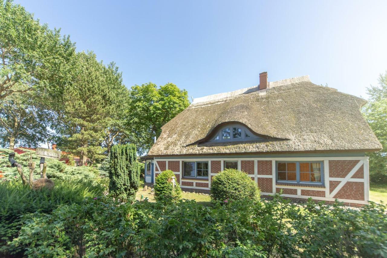 Ferienwohnungen Im Reetdachhaus Ummanz Buitenkant foto